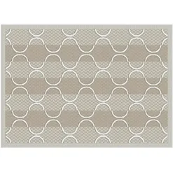 Webteppich   ¦ beige ¦ Synthetische Fasern ¦ Maße (cm): B: 133