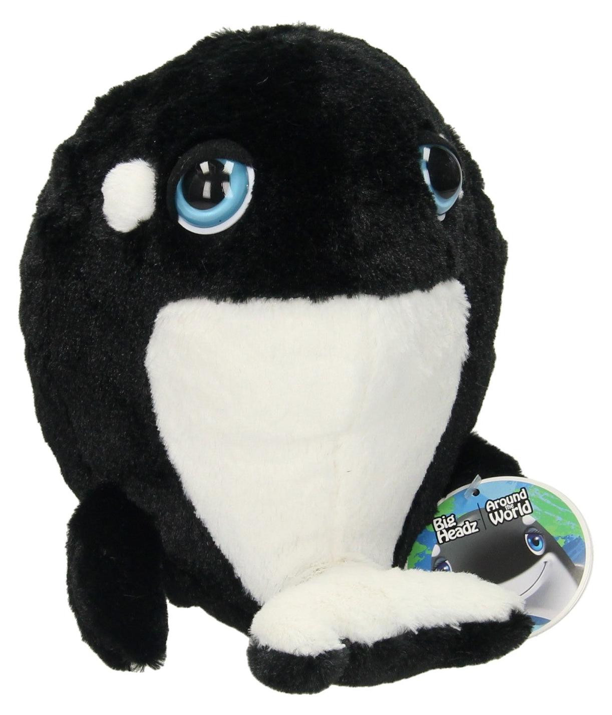 Big Headz Knuffel Walvis Pluche, 21 cm
