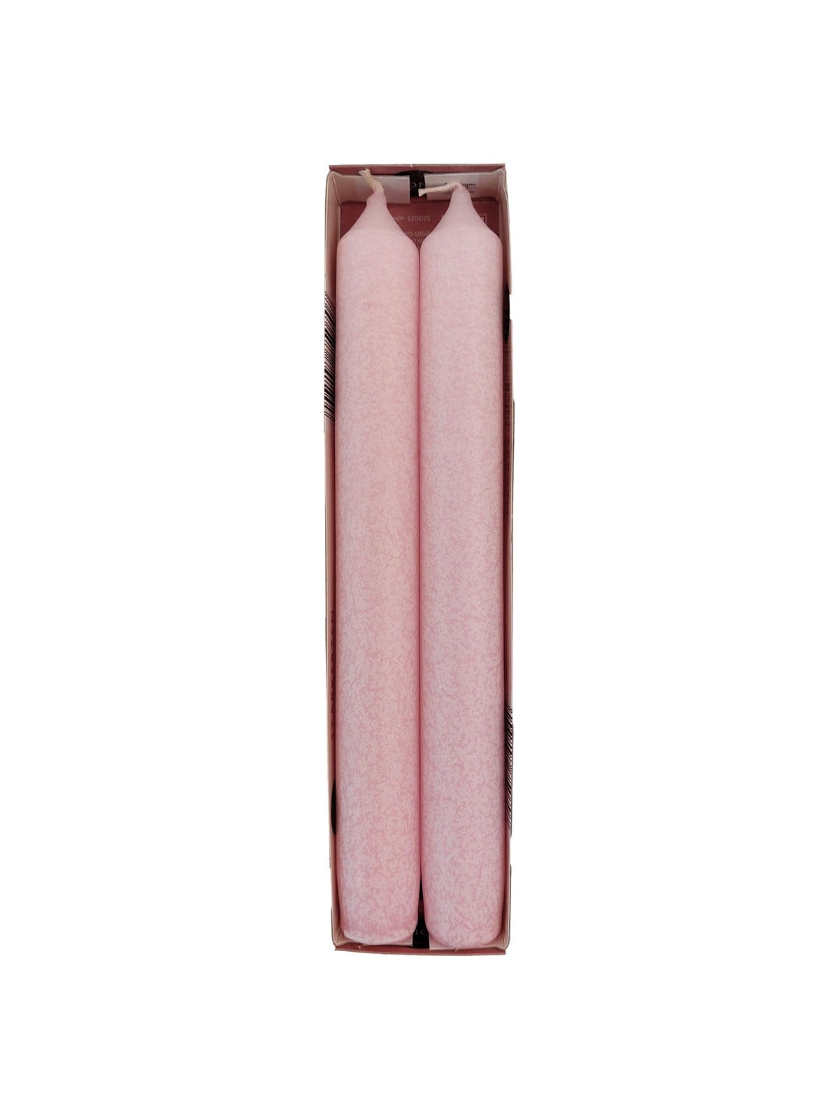 Asp-Holmblad Spitzkerzen "crackle" Light Rosa