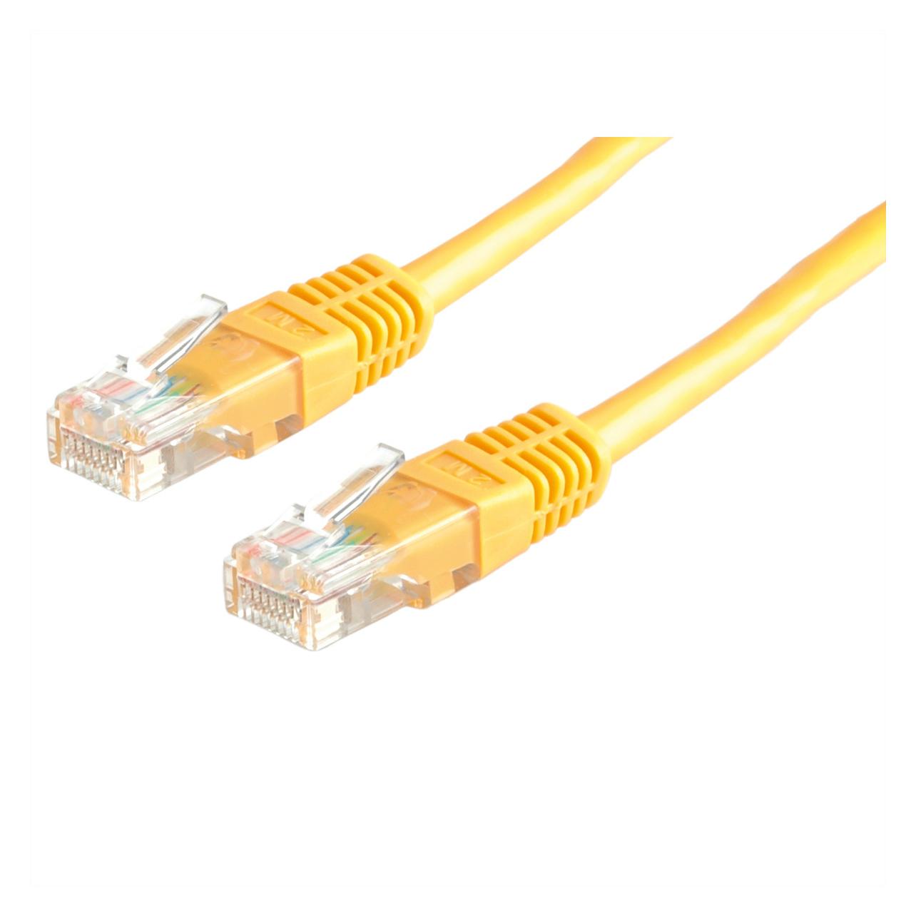 Value UTP-Patchkabel konf. Kat. 6, gelb 0,5 m (U/UTP, UTP, CAT6, 0.50 m) (21.99.1522)