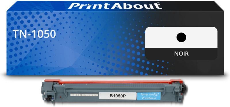 PrintAbout Toner compatible Brother TN-1050 - Noir Noir