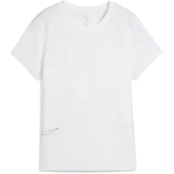 Puma, Damen, Sportshirt, W Run Graphic Mesh Tee​ (M), Weiss