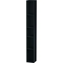 Duravit L-Cube Regalelement LC120604040 18x18x140cm, 5 Fächer, vertikal, schwarz hochglanz