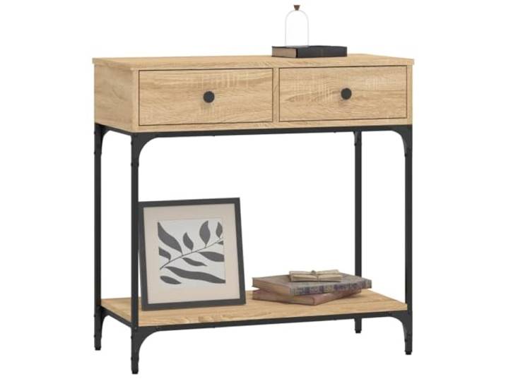 Tomostar Konsolentisch, Konsole, Möbelstück, Eingangstisch, Flur, Sonoma-Eiche, 75 x 34,5 x 75 cm, aus Holz