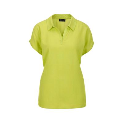 Klassische Bluse GOLDNER "Kurzgröße Uni Bluse mit Hemdkragen", Damen, Gr. 24, grün (hellgrün), Obermaterial: 100% Viskose CV., Basic, gerade, Sonstiges, Blusen, superangenhme fliessende Viskose