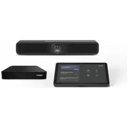 Logitech Logi Small Room W/Tap+Meetup 2, Konferenzgerät, Grau