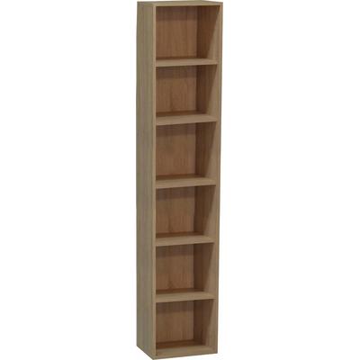 Aktenregal MÄUSBACHER "Mio", braun (eichefarben), Regale, Aktenregal