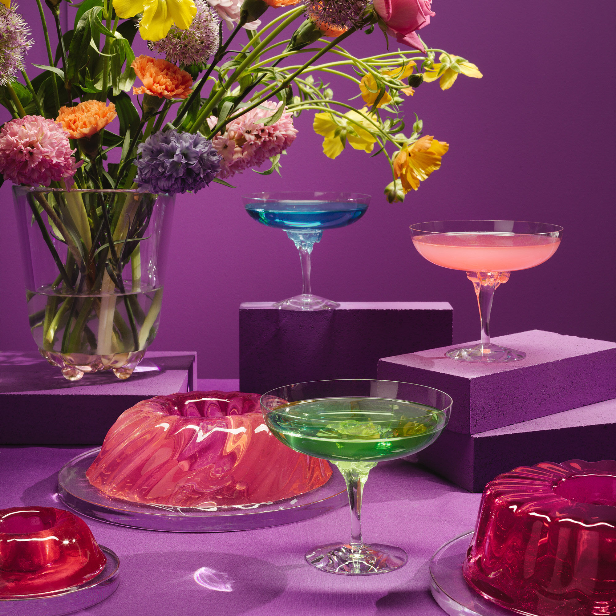 Sugar Dandy Champagne Coupe Grøn, 32cl - Kosta Boda