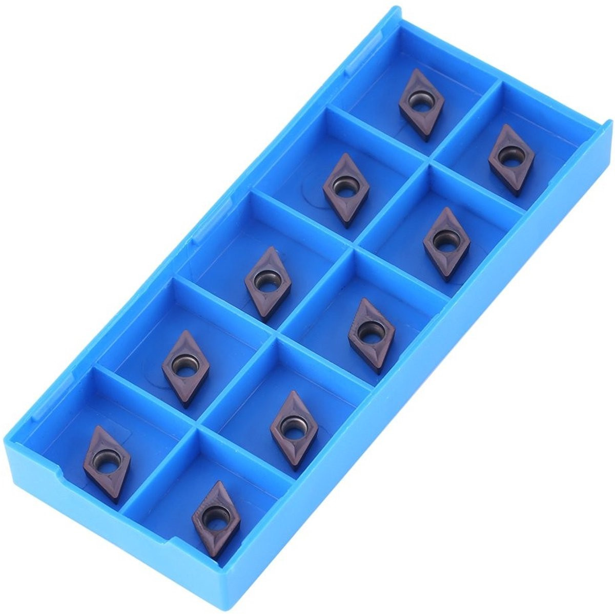 Dailygoody 10 Diamantvorm Hardmetalen Wisselplaten Freesinserts