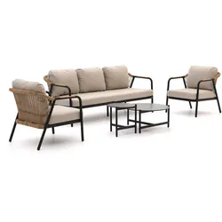 Hartman Nice Sessel-Sofa Lounge-Set 5-teilig