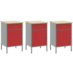 vidaXL, Werkbank + Arbeitsbock, Werkstatt Schrank (55 cm, 150 cm)