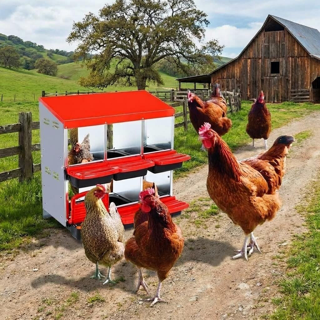 Ebern Designs Nesting Boxes Red 79cm H x 81cm W x 52cm D