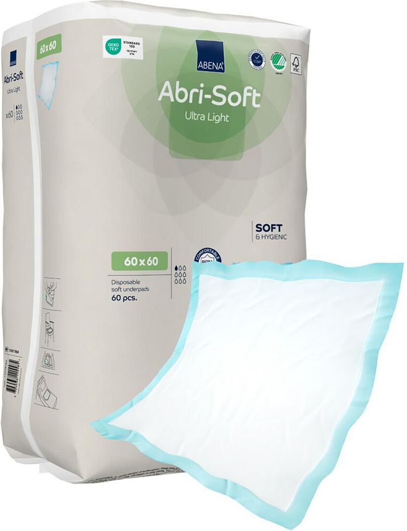 ABENA Inkoskydd Abri-Soft Ultra Light 60x60cm 60/fp