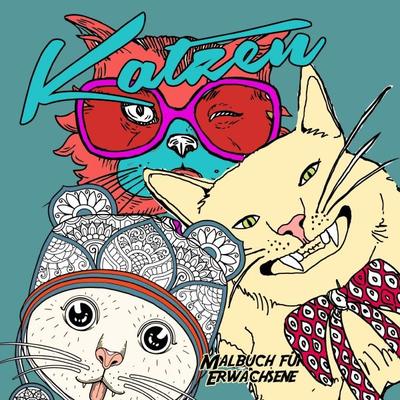Katzen Malbuch für Erwachsene, Taschenbuch von Musterstück Grafik, Epubli, 978-3-7575-2437-1