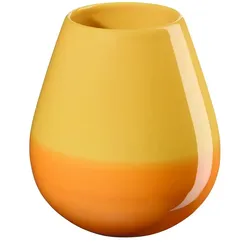 ASA SELECTION Vase Joy   ¦ orange ¦ Porzellan ¦ Maße (cm): H: 9  Ø: 18.0