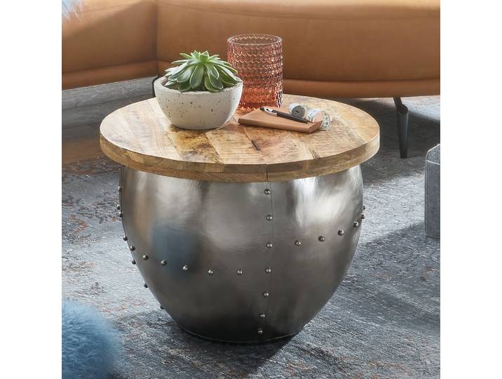 Couchtisch Diemitz Ø 60cm Braun