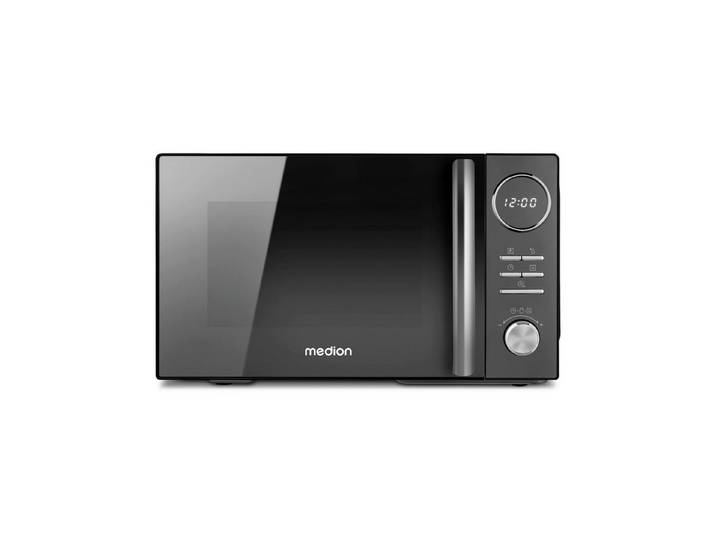 Medion® Mikrowelle MD11493, Grill und Heißluft, Mikrowelle, 23 l, 10 Automatikprogramme,Grillkombi,Auftaufunktion,MD11493