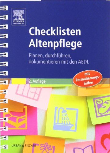 Checklisten Altenpflege: Planen, durchführen, dokumentieren mit den AEDL: Planen, durchführen, dokumentieren mit den AEDL / mit Formulierungshilfen - Preis vom 09.10.2026 07:28:09 h