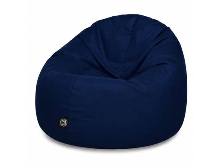 PATCH HOME 2-in-1 Sitzsack Sessel - Gaming Bean Bag mit Reißverschluss - Bereits befüllt, Ergonomisch & Robust für Kinder & Erwachsene - Indoor & Outdoor, Wetterfest (Marine, 155cm)