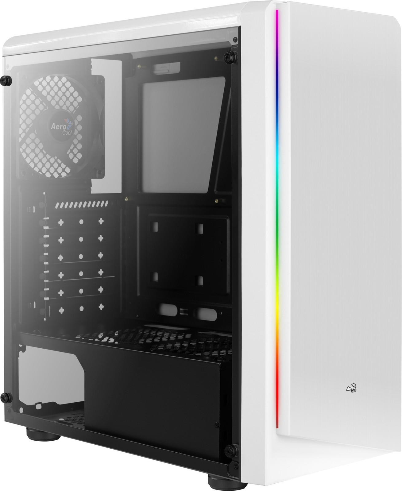 Aerocool ACCM-PV13012.21 Geh AeroCool Midi Rift White MicroATX/ATX/MiniITX o.N.
