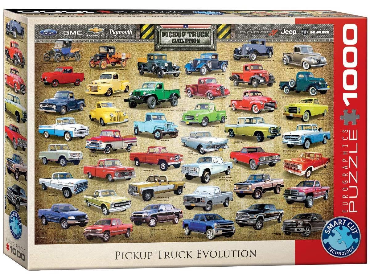 Eurographics Puzzel Pickup Truck Evolutie - 1000 stukjes