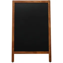 Kreidetafel Kundenstopper Europel 660x1040 mm naturholz 356241