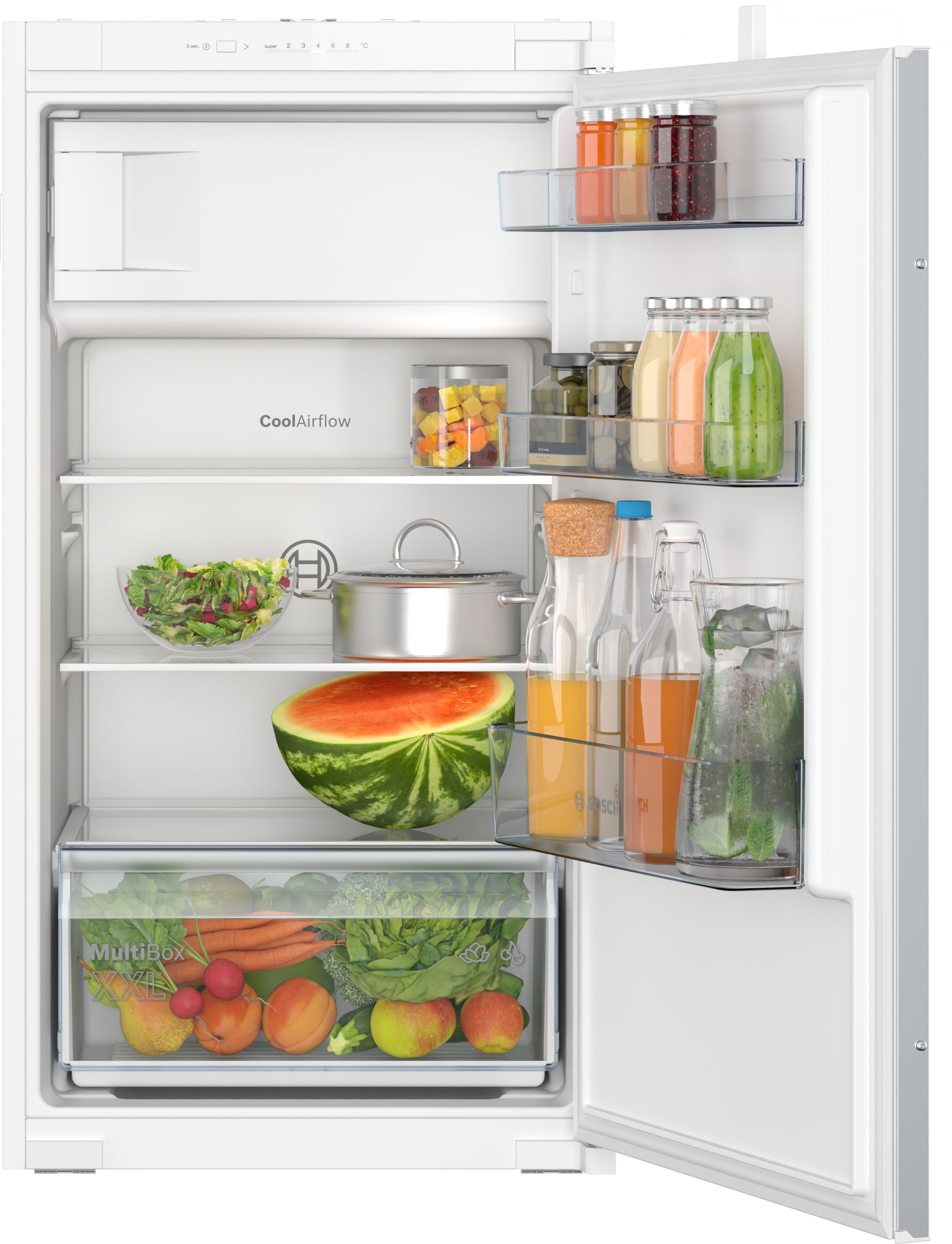 Bosch Serie 2 KIL32NSE0 Schlepptür 132 l 102,5 cm Einbaukühlschrank
