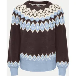 Strickpullover ONLRUSTY Braun M