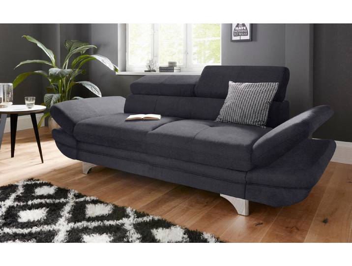 COTTA 2-Sitzer Enterprise, Big-Sofa, mit Armteilverstellung & Kopfteilverstellung