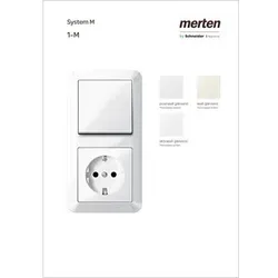 Merten MEGMKM001 Musterkoffermodul 1-M
