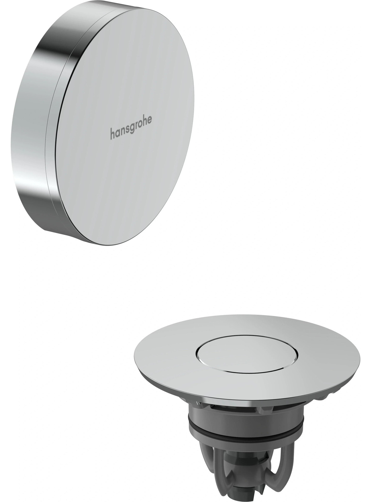 Hansgrohe Flexaplus afvoer- en overloopset, chroom, 1 stuk