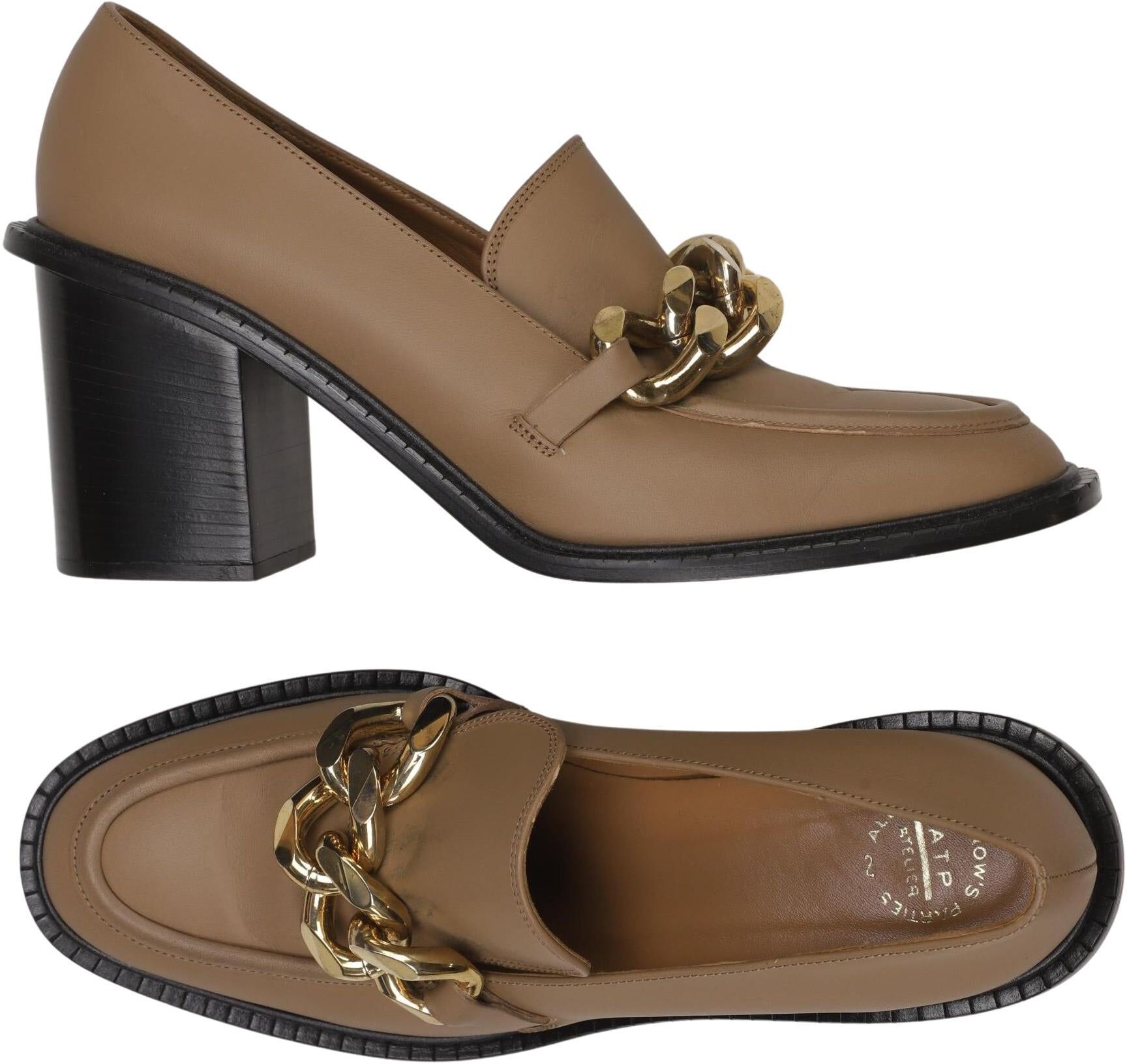 ATP Atelier Damen Pumps, Braun, Gr. EU 40, Leder - Second Hand