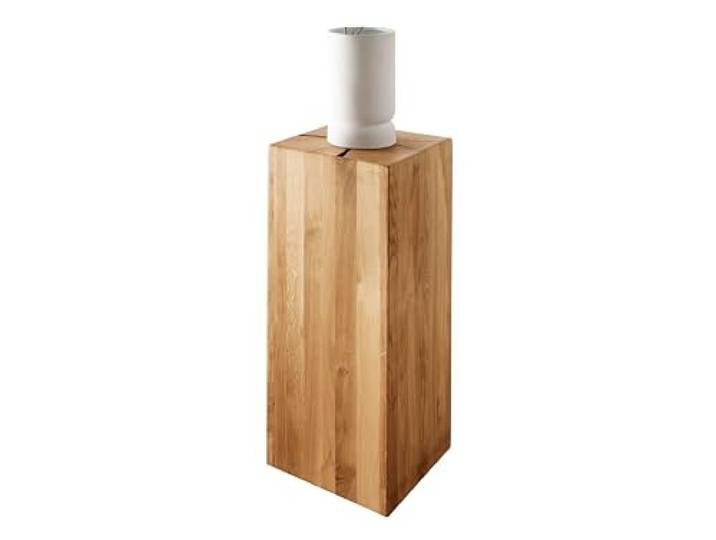 Woodroom Holzhocker Eiche massiv geölt (BxHxT 30x81x30 cm) Hocker, Stuhl