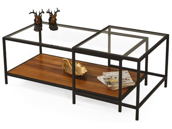 JVmoebel Couchtisch Komfort Elegant Couchtisch Wohnzimmer Glas Neu Stilvoll Rechteckig, Made in Europa