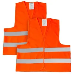 LEINA-WERKE Warnwesten 2er-Set orange Einheitsgröße unixex orange