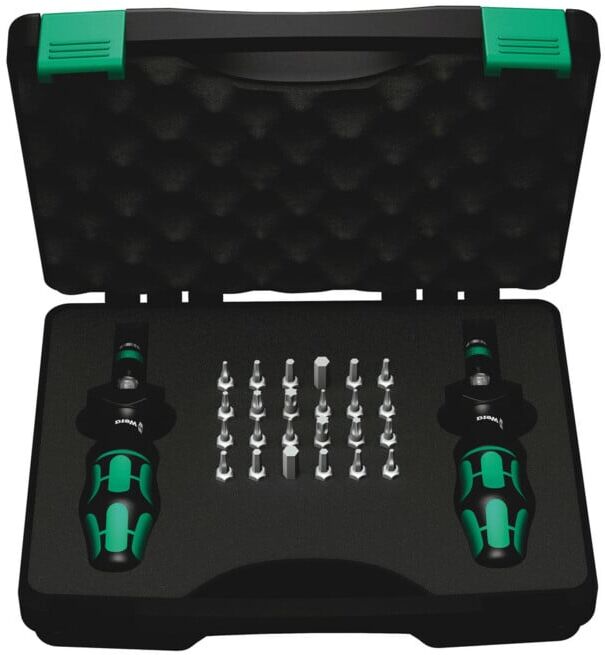 Set de tournevis dynamométriques 7440/41 26pces 0,3-3 Nm réglable WERA (05074738001)