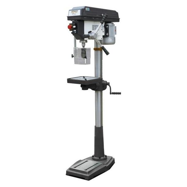 Optimum Tisch- und Säulenbohrmaschine mit Keilriemenantrieb DQ 25 SET (3191047SET)
