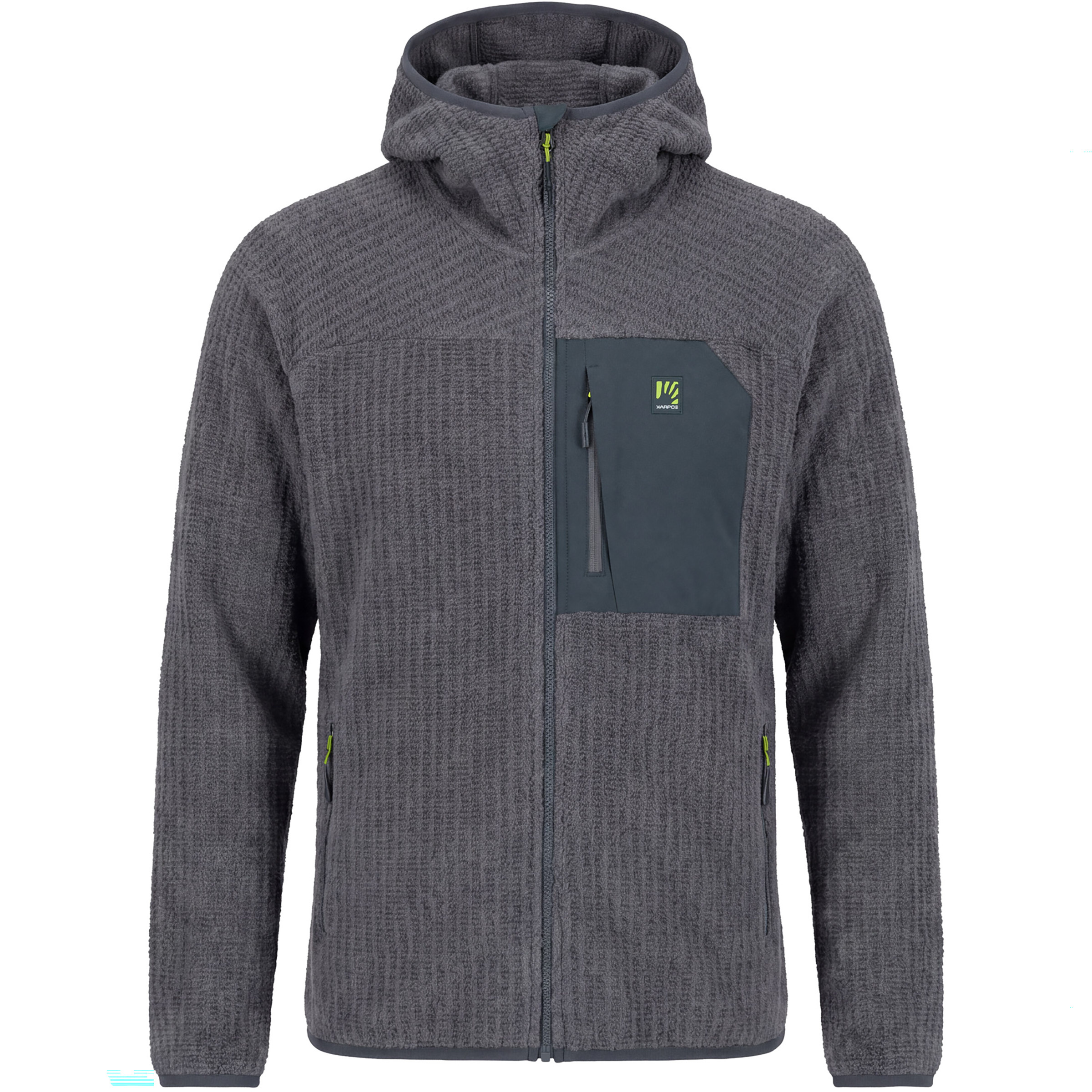 Karpos Rocchetta Evo Fleece Herren Fleecejacke grau Größe M Camping Elastisch