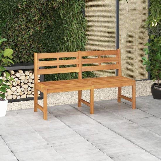 Famanu Gartenbank Holz - Technisch Getrocknet - 150 cm - Braun