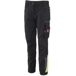 Magni, Arbeitshose, D-Cargohose Performance schwarz/lime Gr. 38 FORTIS (38)