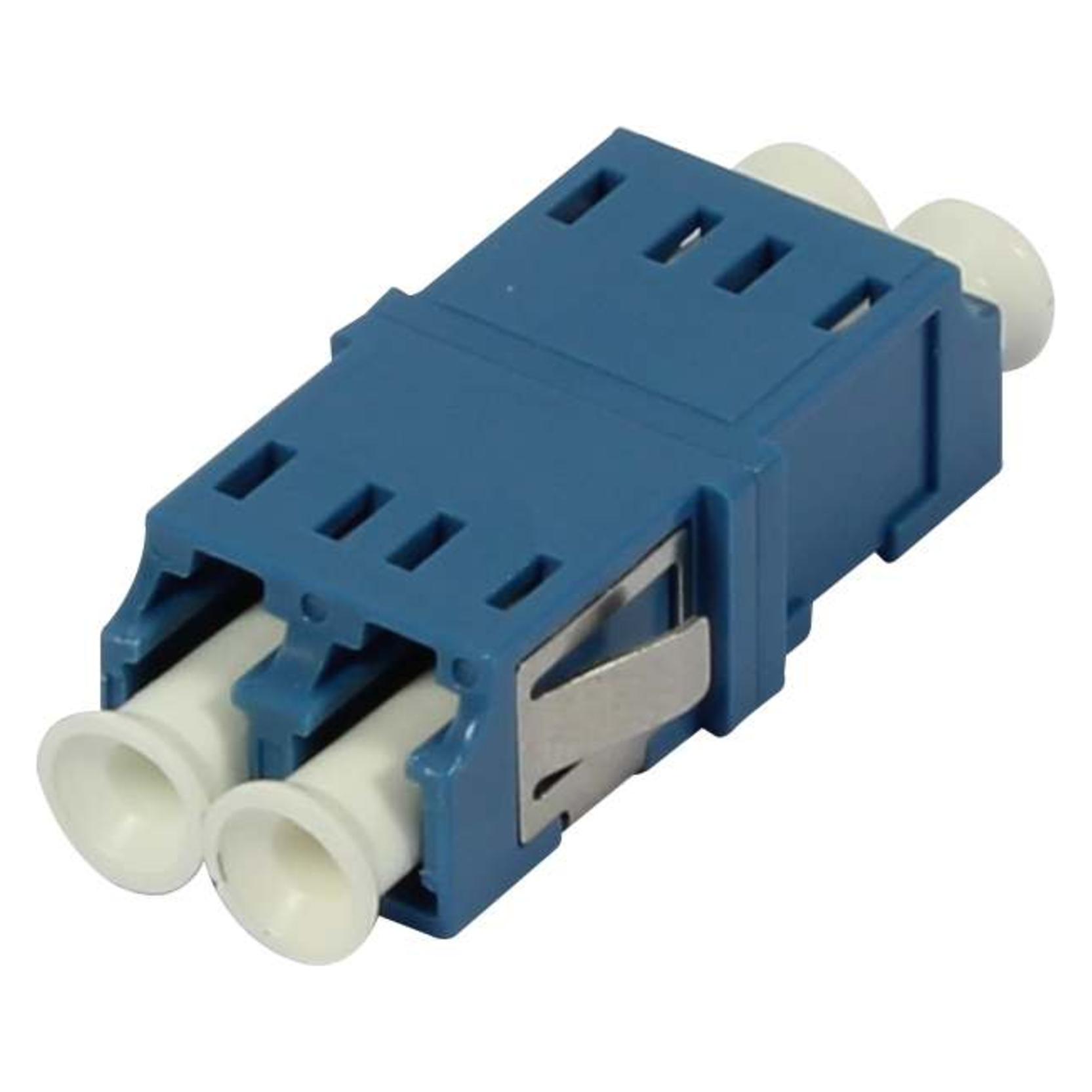 Synergy 21 LWL-Kupplung LC-Buchse/LC-Buchse 9/125u Singlemode duplex PVC blau ohne Flansch (S215483)