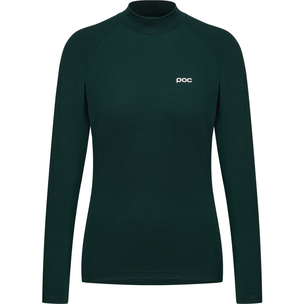 POC W's Layer Merino Mock Neck Jersey pargasite green (1467) L PC570341467LRG1