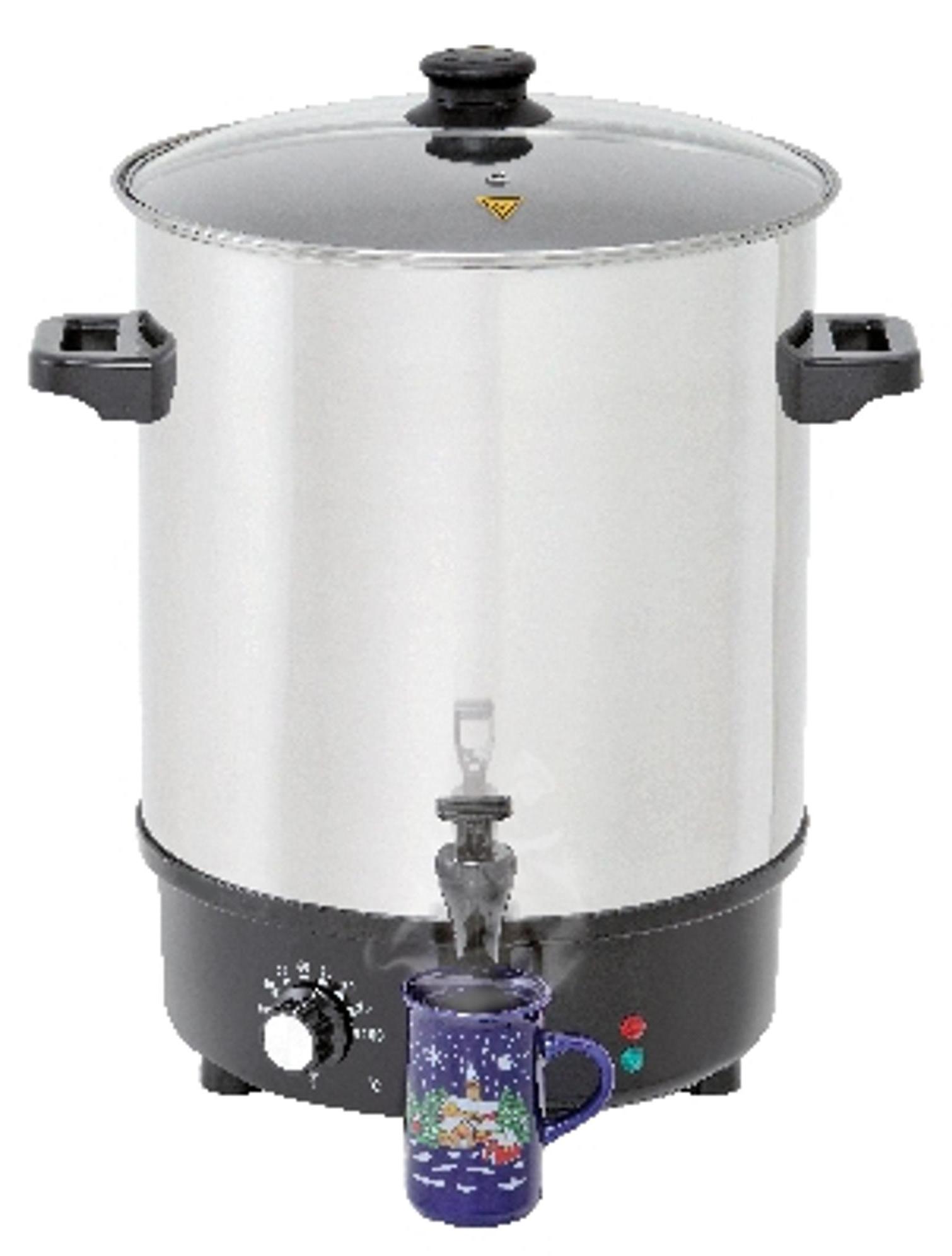 Glühwein- und Heißwasserkessel 30 Liter Glühweinstand Einkochkessel Weihnachtsmarkt Neumärker