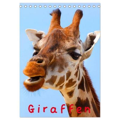 Giraffen (Tischkalender 2027 DIN A5 hoch), CALVENDO Monatskalender
