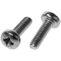 RS PRO, Schrauben, Linsenkopf Pozidriv Schrauben, Edelstahl A2, M1.6 x 4mm