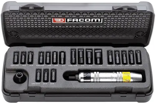 Facom NS.265M Einzeln Hand-Schlagschrauber inkl. 21-tlg. Bit-Set