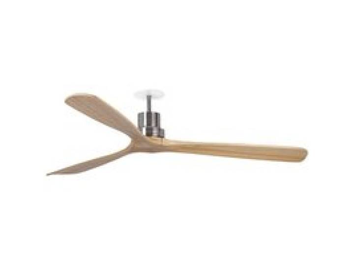 Ventilateur de plafond - FARO BARCELONA - LANTAU RECESSED L (33373DCR) - Moteur DC - 6 vitesses - Pales pin/nickel mat