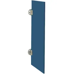 Exklusive Urinaltrennwand Ancona aus ES-Glas azurblau