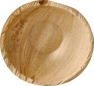 Einwegschalen Papstar pure, ø 150 mm, 425 ml, 25 Stk., hitzebeständig, individuelle Optik, aus Palmblatt