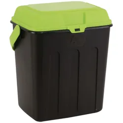 Maelson Dry Box 3, Vorratsbehälter für Trockenfutter - Grün/Schwarz, für ca. 3,5 kg Futter